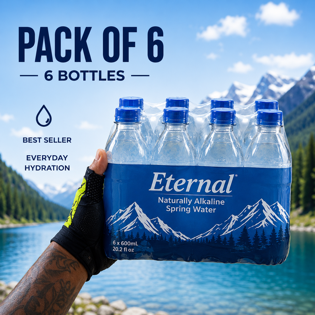 Eternal Premium Alkaline Spring Water – Best Seller Pack of 6 (6 Liters Total)