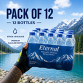 Eternal Premium Alkaline Spring Water – Value Pack of 12 (12 Liters Total)